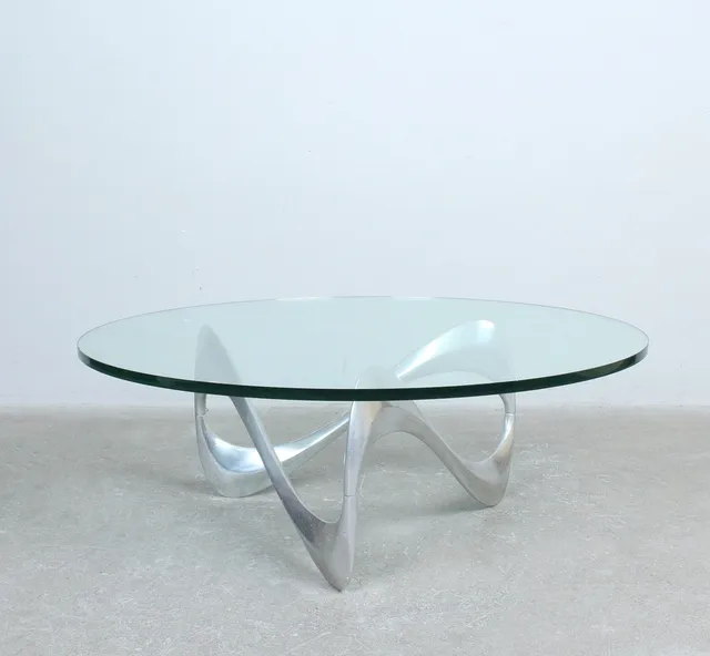 KNUT HESTERBERG. Couchtisch / 'Snake Coffee Table', Deutschland, 1970er Jahre.