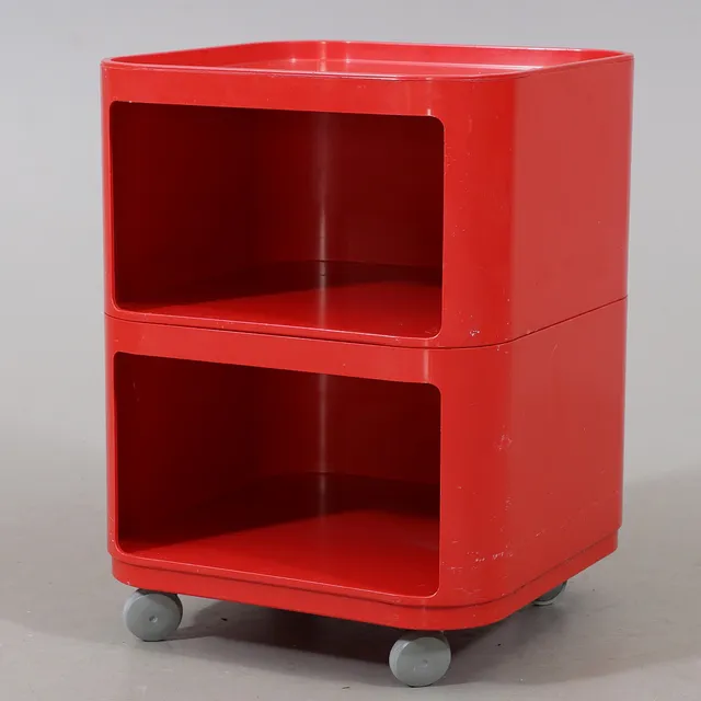 ANNA CASTELLI FERRIERI. HURTS, plast, "Componibili Quadrati", Kartell, Husqvarna, 1970-tal.