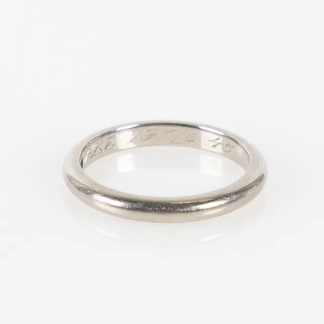 RING, 18K vitguld.
