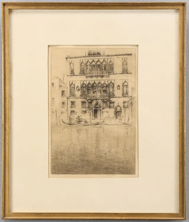 REINHOLD VON ROSEN. Motiv från Venedig.