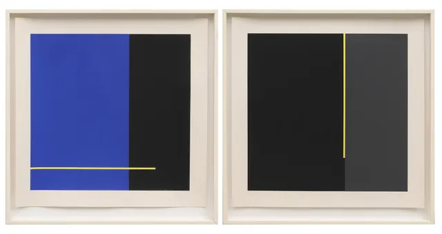 YVES POPET. 2 st serigrafier, signerade och numrerade 38/60.