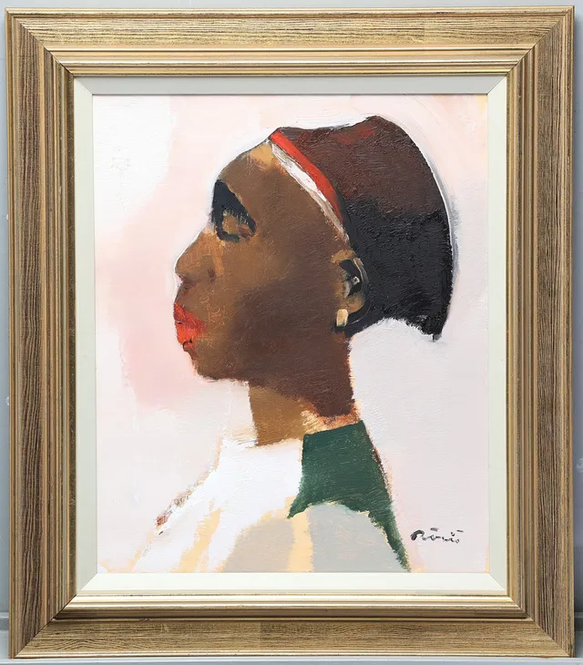 HILDING RÖSIÖ (SVERIGE, 1902-1985). Kvinna, signerad Rösiö, olja på duk.