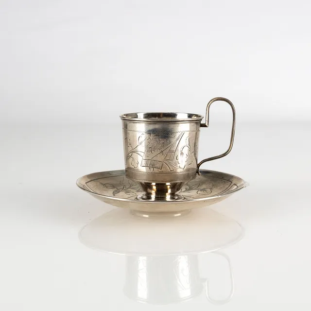 KOPP MED FAT, silver 84, Ryssland 1898-1914.