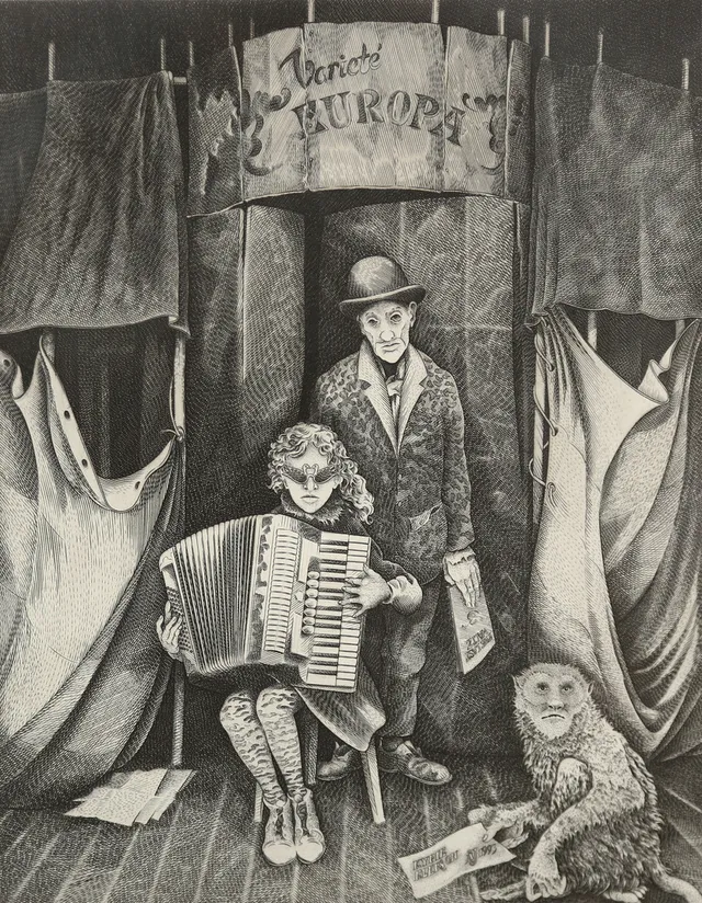 ÅKE JOHANSSON. ´etsning, numrerad, signerad.