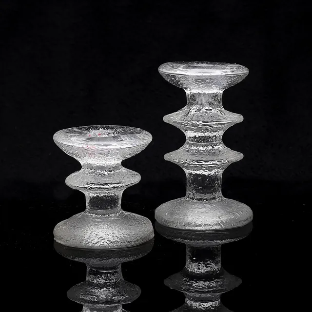 TIMO SARPANEVA. Ljusstakar, 2 st, "Festivo", Iittala, Finland.