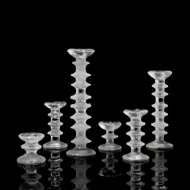 TIMO SARPANEVA. Ljusstakar, 6 styck, "Festivo", Iittala.