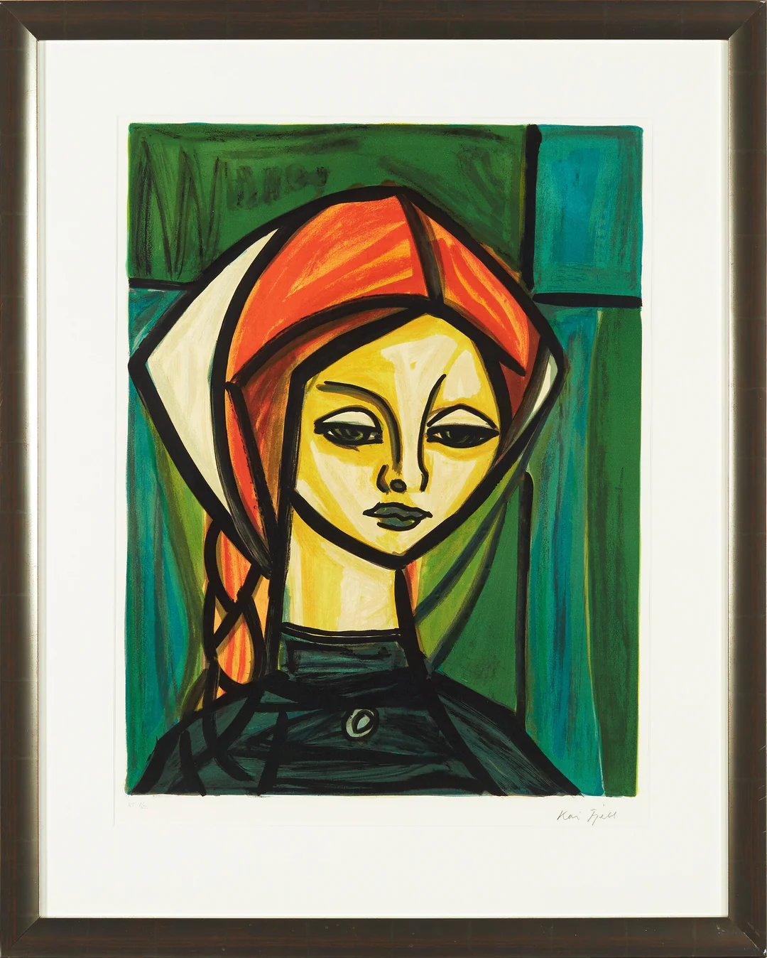 Fjell, Kai — "Pikehode" 1987 — Kunst/Grafikk — Blomqvist