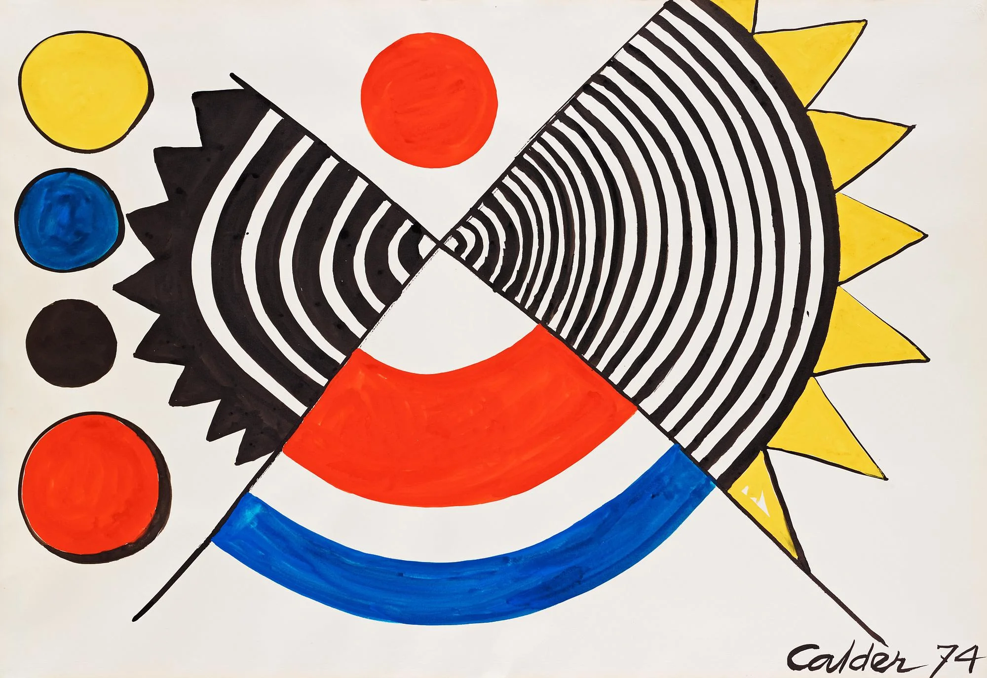 Alexander Calder, "Rose des sables". — Bukowskis