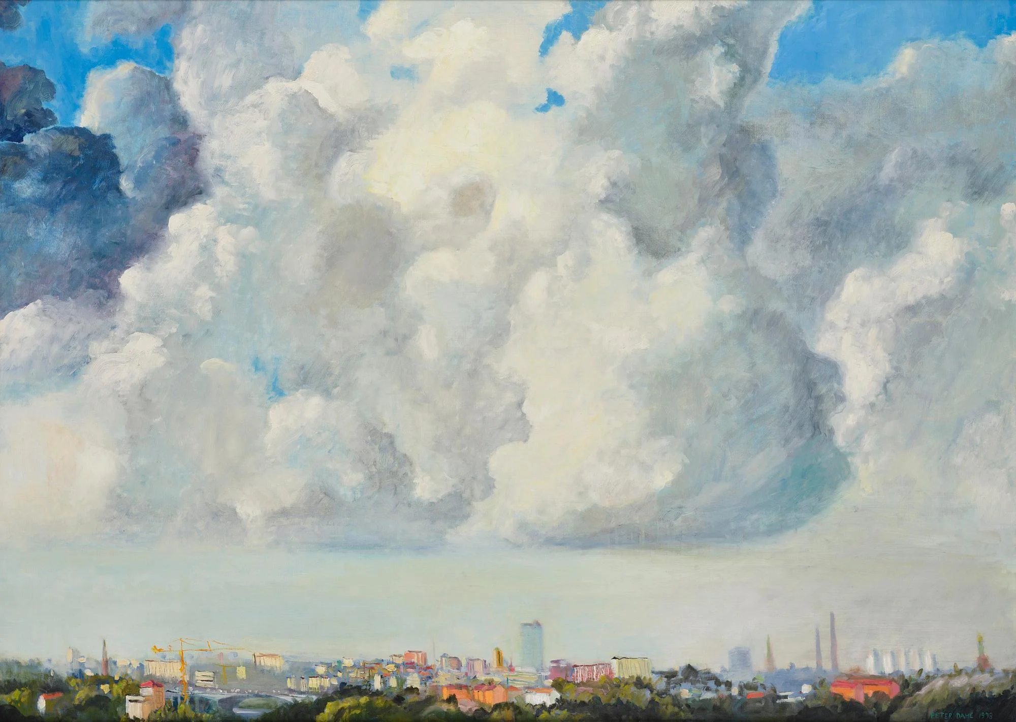 Peter Dahl, "Stockholm från Aspudden". — Bukowskis