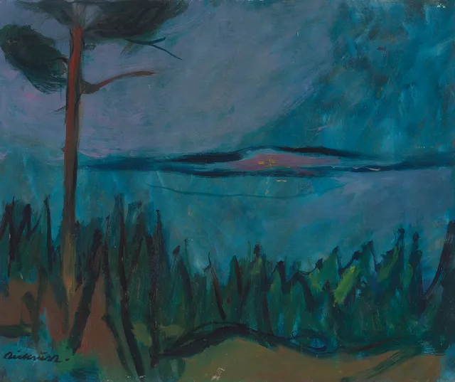 Aukrust, Kjell — "Sommernatt ved Sletterøene" 1981