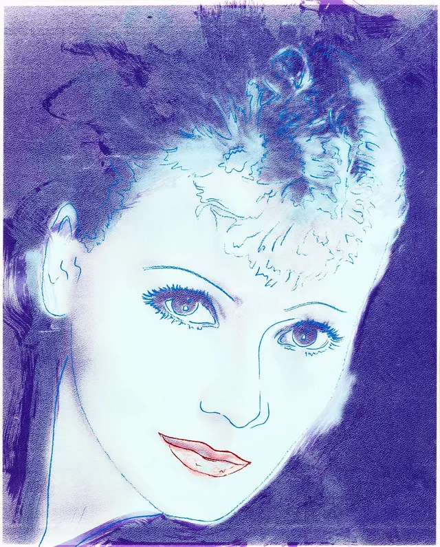 Rupert Jasen Smith, (Andy Warhol), "New age", ur: "Greta Garbo".