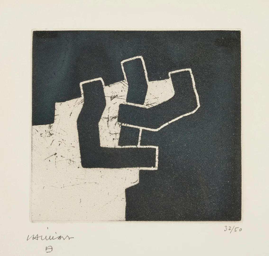 EDUARDO CHILLIDA. "Aldizkatu I". — Engravings & Prints — Stockholms Auktionsverk Fine Art