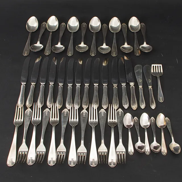BESTICKUPPSÄTTNING, "Vasa", nysilver.