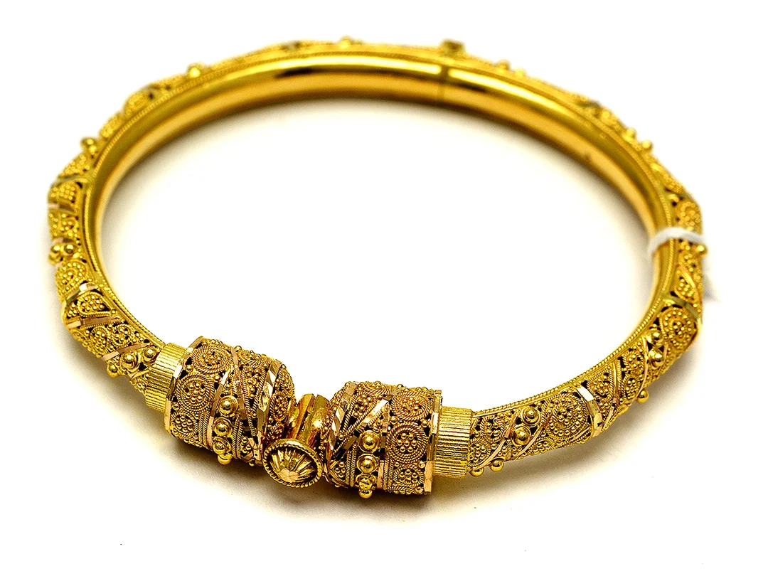 Armring stel öppningsbar 21K 26,9g Ø6,4cm — Smycken/Armring — Kaplans