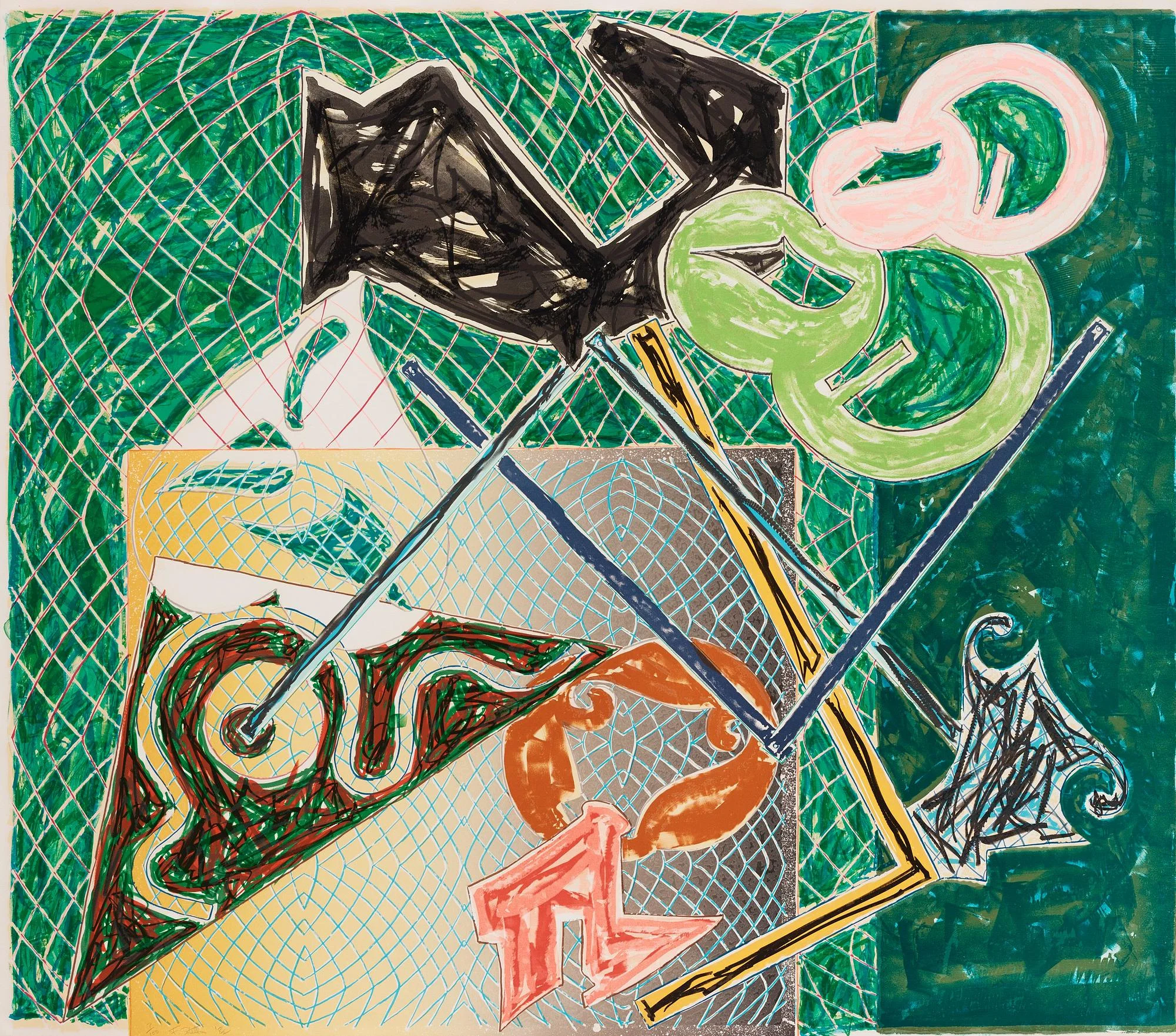 Frank Stella, "Shards V". — Bukowskis