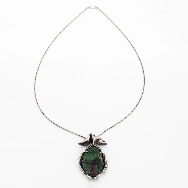 Reino Saastamoinen, hänge, zoisit, silver, 1975.