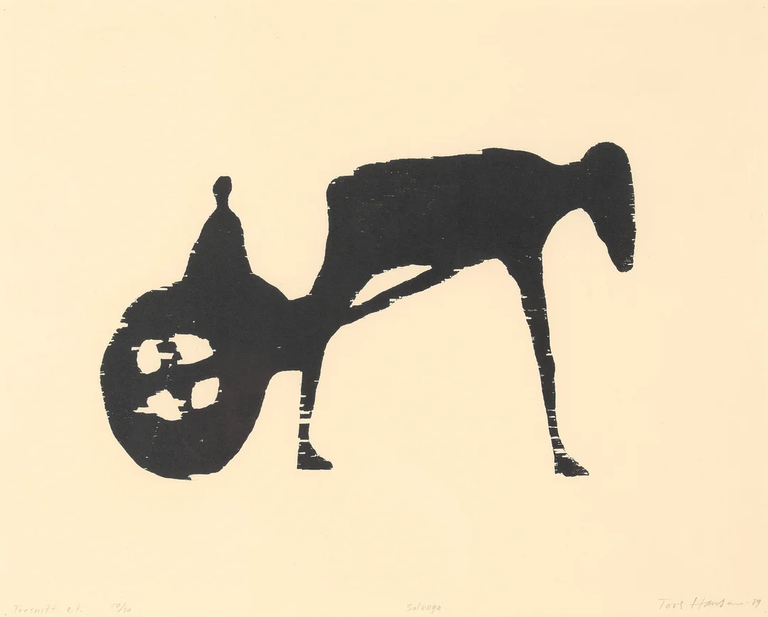 Hansen, Tore — "Solvogn" 1989 — Kunst/Grafikk — Blomqvist