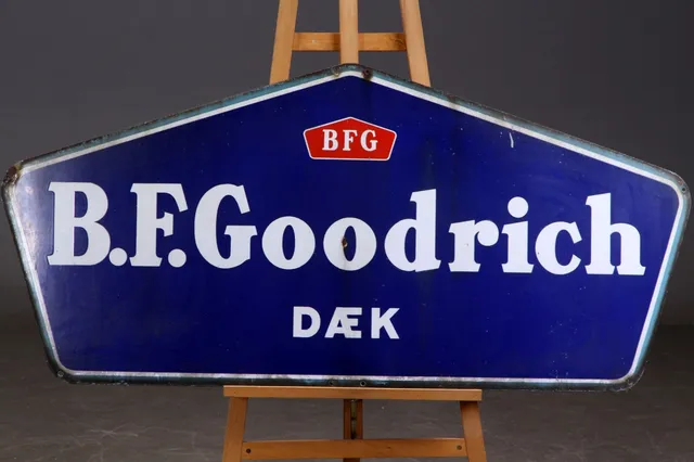 B.F. Goodrich emaljeskilt