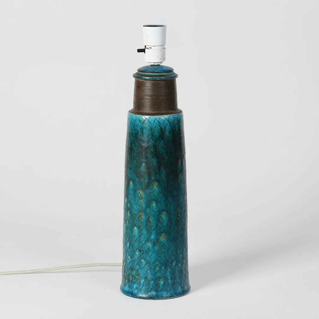 NILS KÄHLER (1906-1979). Bordlampe af stentøj, 1960'erne. — Table Lamps — Bidstrup Auktioner