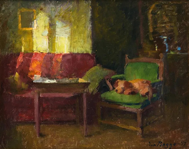 EVA BAGGE. "Sol i ateljén".
