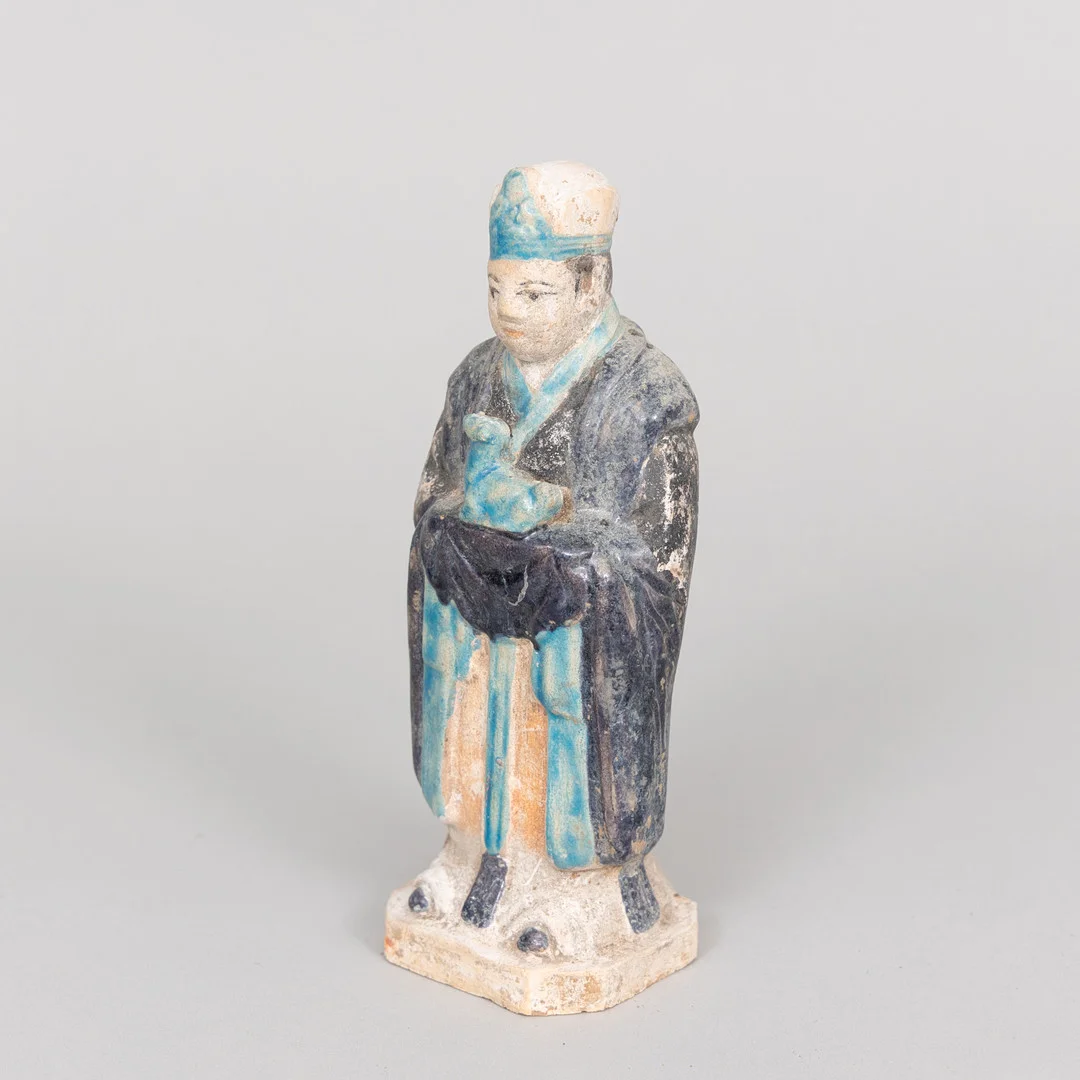 GRAVFIGUR, terracotta, Ming dynastin, (1368-1644), Kina. — Oriental — Garpenhus Auktioner