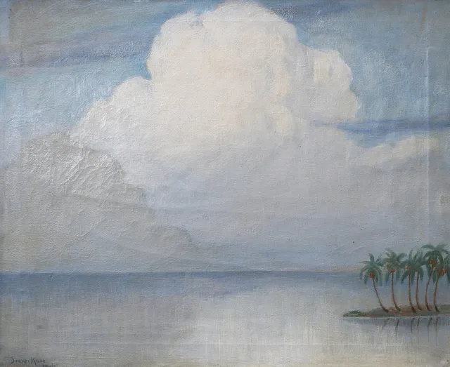 SVANTE KEDE. "Tahiti", olja på duk, signerad.
