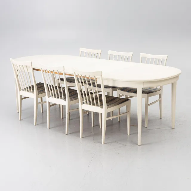 Carl Malmsten, Matgrupp, 7 delar, "Herrgården", Bodafors, 1961.