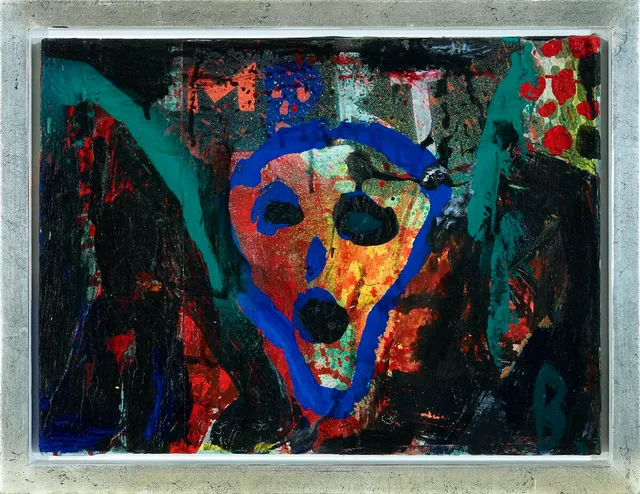 Untitled, Paris 2005–2010. Signed B; signed and dated on the reverse. Oil on canvas. 30×40 cm.