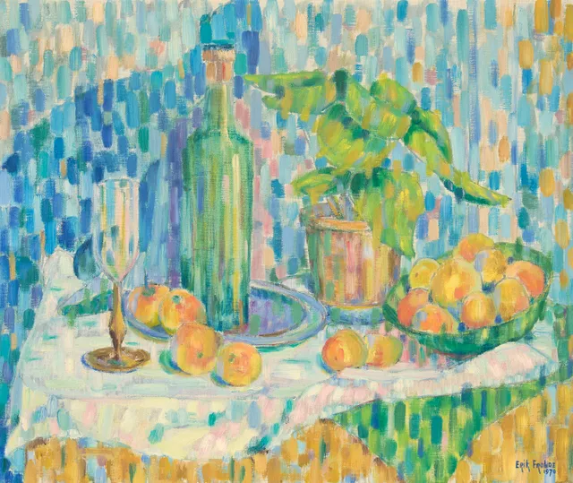 Frohde, Erik — Stilleben med frukt, 1970