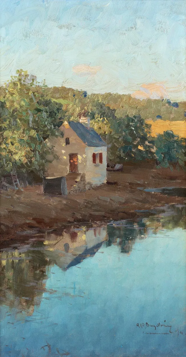 Alfred Bergström, Sommarlandskap, Concarneau.