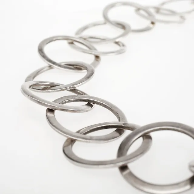 SVEN ERIK HÖGBERG. Halssmycke, silver, Göteborg, 1965.