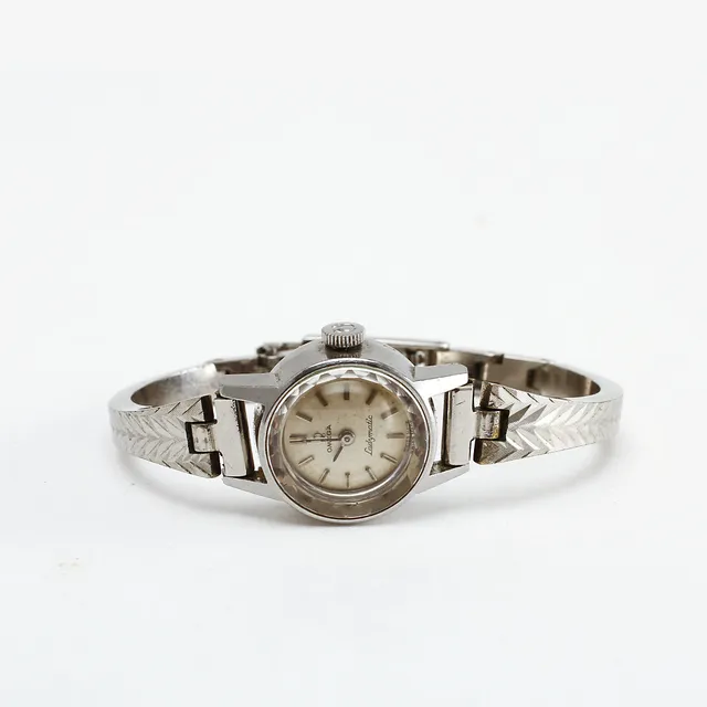 ARMBANDSUR, Omega Ladymatic, stål, automatisk. 1960-tal.