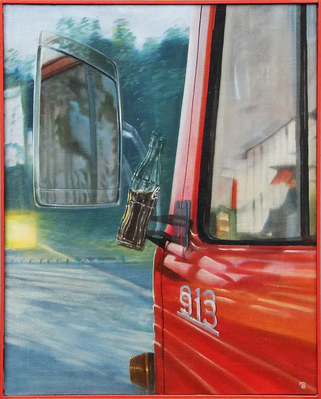 BOB MATSON. OLJA, på duk, signerad.
