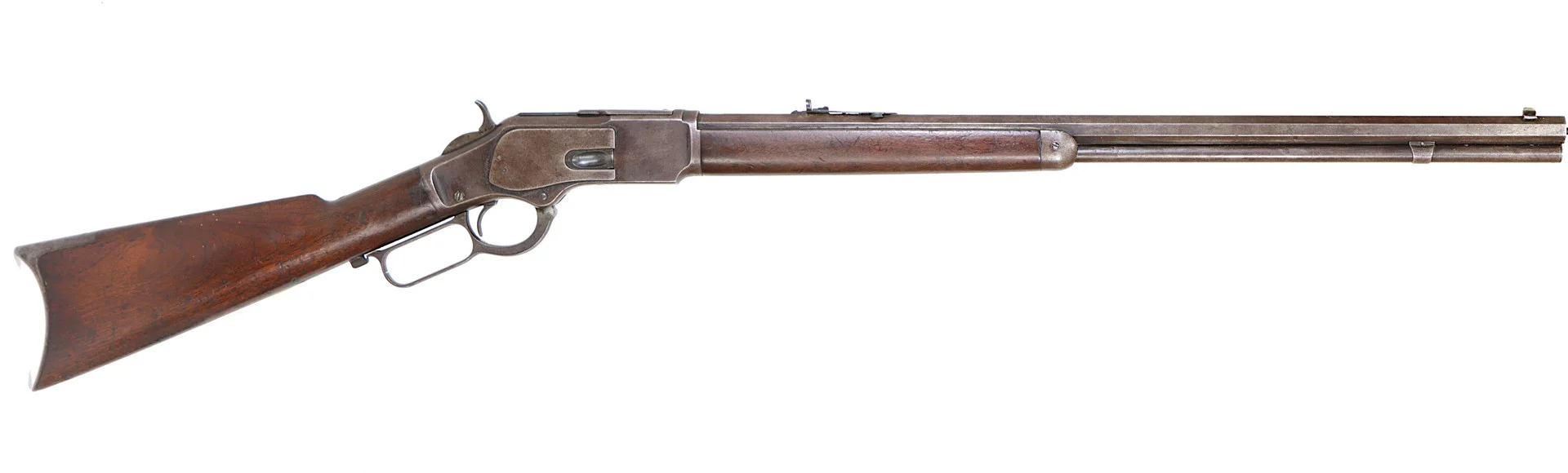 KULGEVÄR, Bygelrepeter, fabrikat Winchester, modell 1873, kaliber .32 WCF, tillv.nr 227126, se-nr SE0336835. — Rifles — Walter Borg