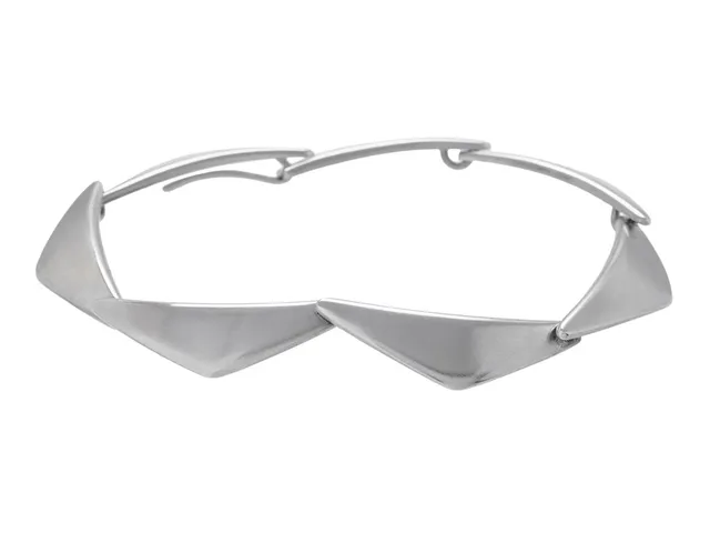 GEORG JENSEN, armband, Peak, sterlingsilver, Bent Gabrielsen, längd 19 cm, vikt 21,2 g, originaletui.