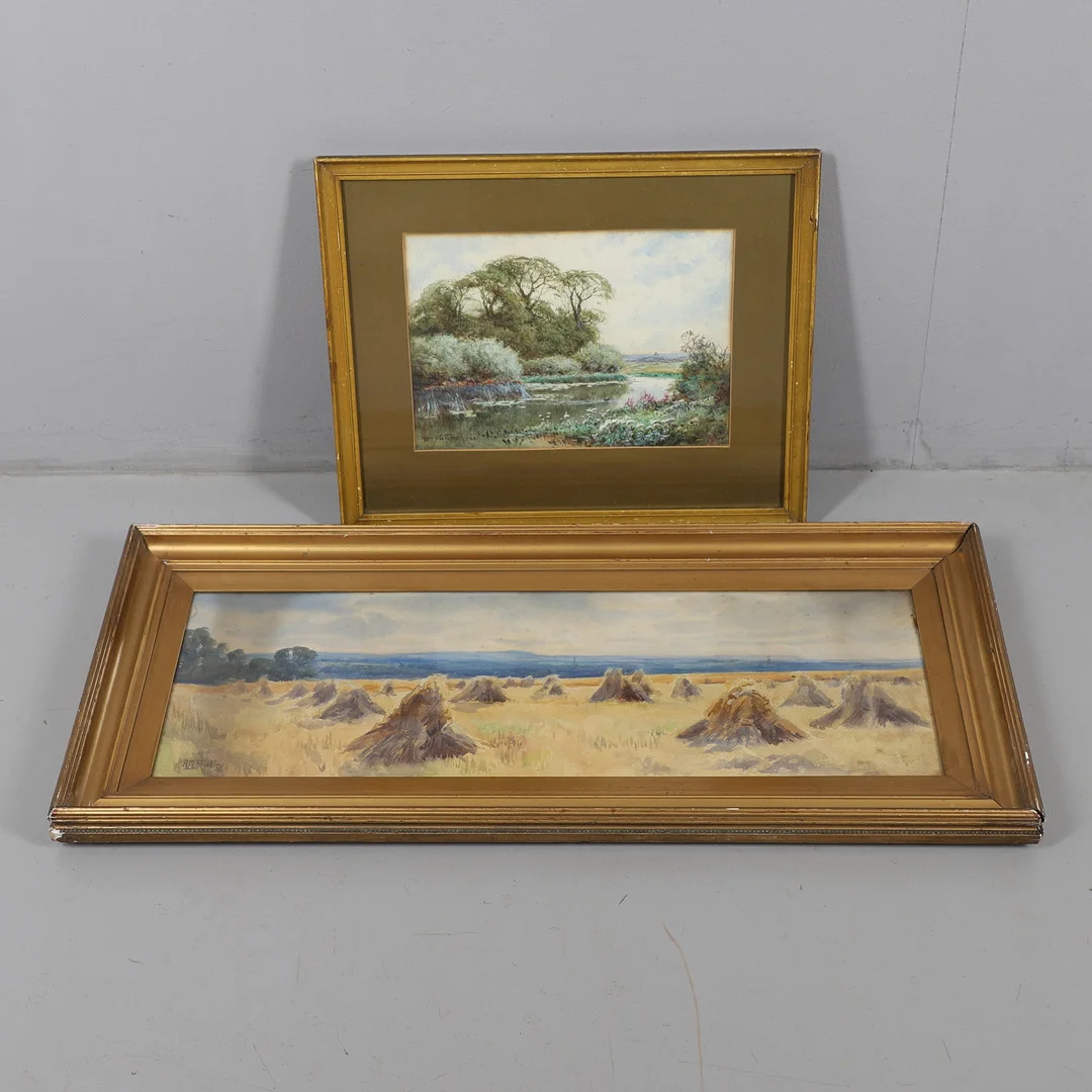 HENRY STANNARD (1844-1920). A PEACEFUL COUNTRY POOL. — Engravings & Prints — Lawrences Auctioneers