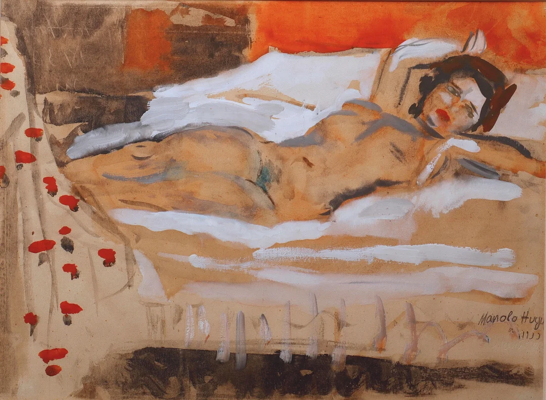 MANOLO HUGUÉ (1872–1945). Retrato de Montserrat Fargas. — Drawings — Barcelona Auctions