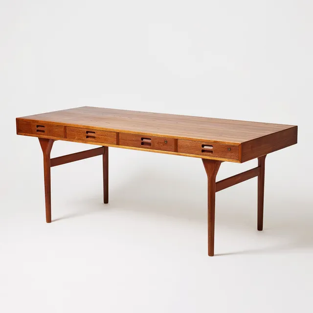 NANNA DITZEL. Writing desk, Søren Willadsen, Denmark 1950s/60s, teak.