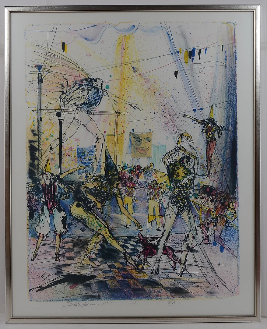 BO ÅKE ADAMSSON. Cirkusfolk. — Engravings & Prints — Connoisseur Bokauktioner