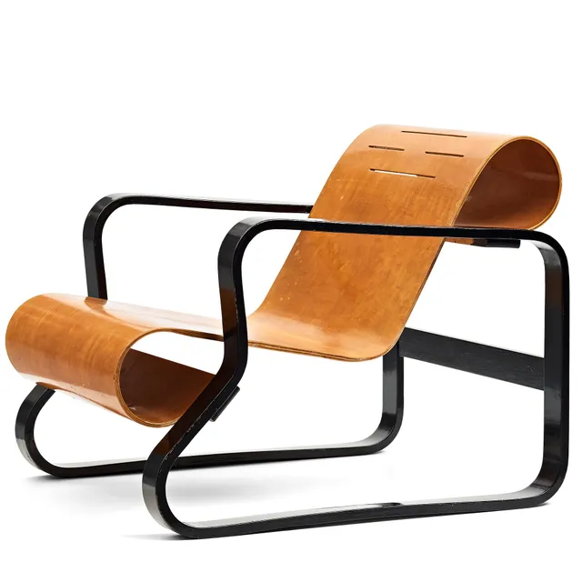 Alvar Aalto, fåtölj, "Paimio" O.y Huonekalu-ja Rakennustyötehdas A.B för Artek, Finland, 1930-40-tal.