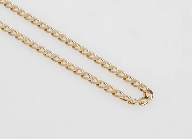 HALSKEDJA MANGLAD PANSAR, 18k guld, vikt ca 15 gr.