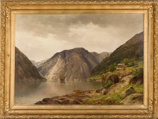 Barlag, Philip — Fjordlandskap, 1871