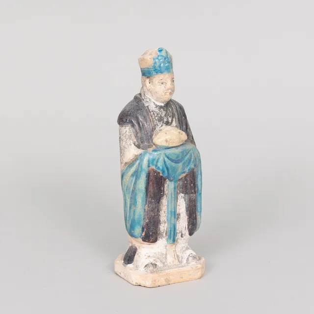 GRAVFIGUR, terracotta, Ming dynastin, (1368-1644), Kina.
