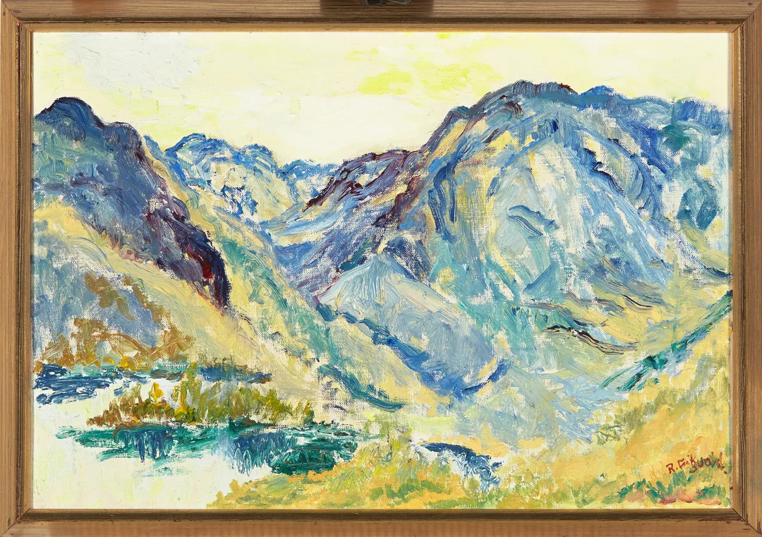 Fritzvold, Reidar — "Vendalen" — Kunst/Maleri — Blomqvist