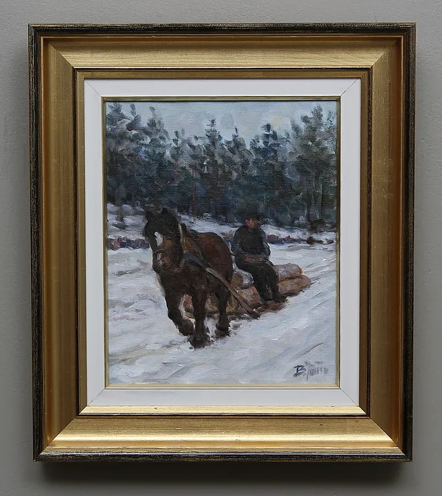 BROR JÖNSSON. Olja på duk. Signerad.