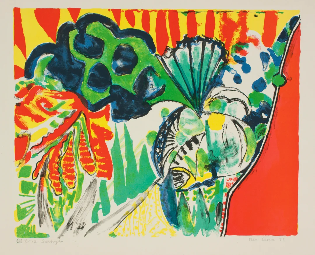 Lerpa, Nes — Komposisjon, 1978 — Kunst/Grafikk — Blomqvist