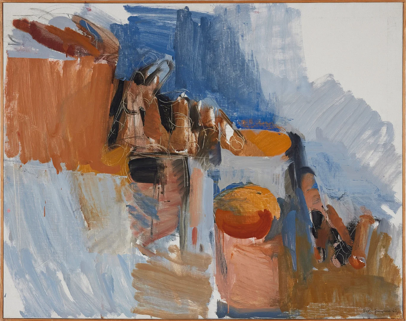 MATTS JUNGSTEDT (1924-2024). "Mot ett hörn I", olja på duk. — Paintings — Stockholms Auktionsverk Magasin 5