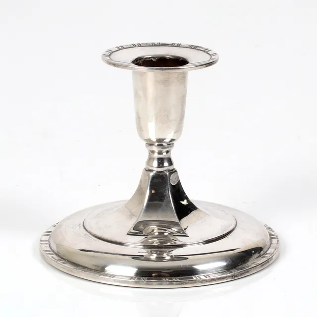 LJUSSTAKE, silver, Ceson, Göteborg. 1963. Bruttovikt 157 gram.