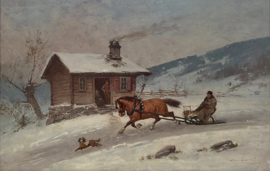 Ender, Axel — Doktorskyss — Kunst/Maleri — Blomqvist