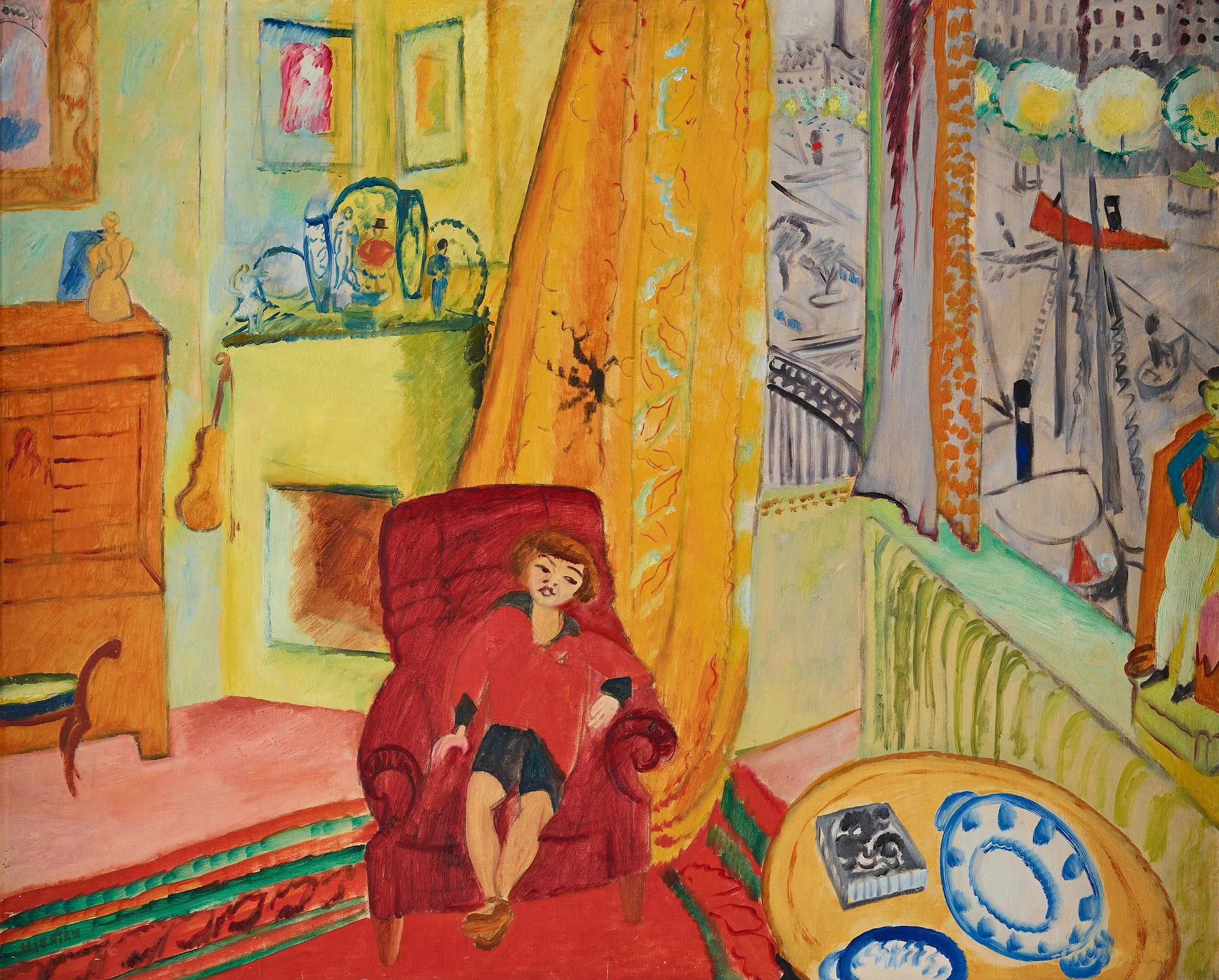 Sigrid Hjertén, "Iván i fåtöljen". — Bukowskis